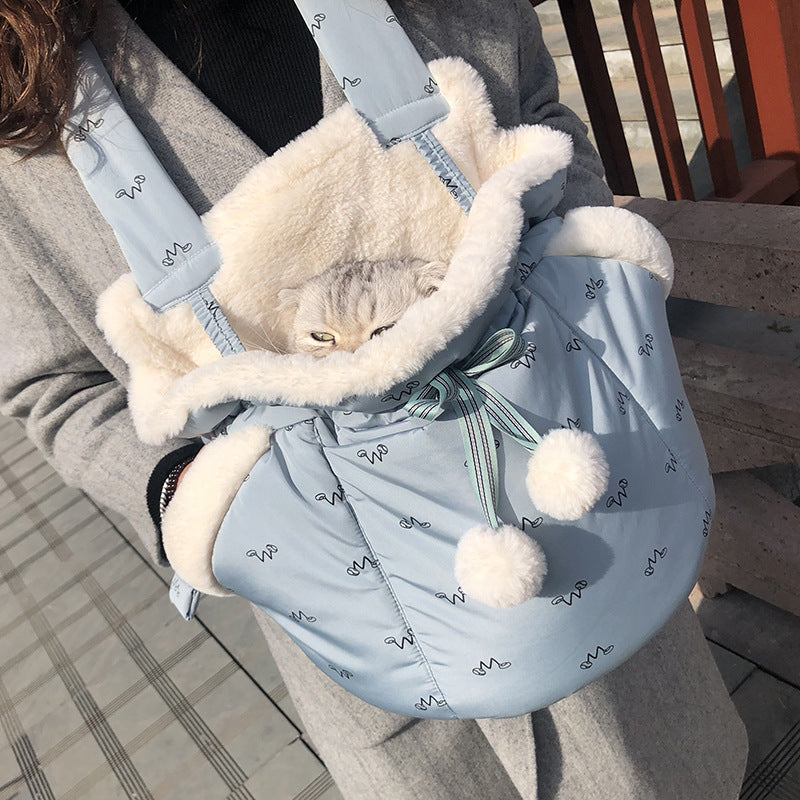 Winter Travel Pet Chest Bag