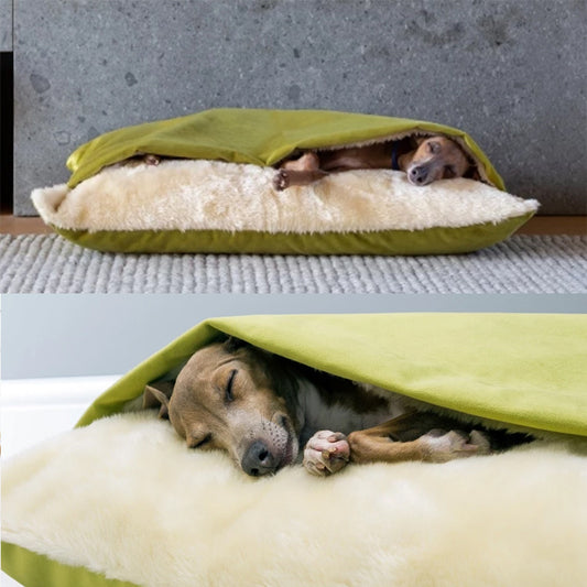 Cozy Winter Sleeping Bag and Pet Mattress for Dogs