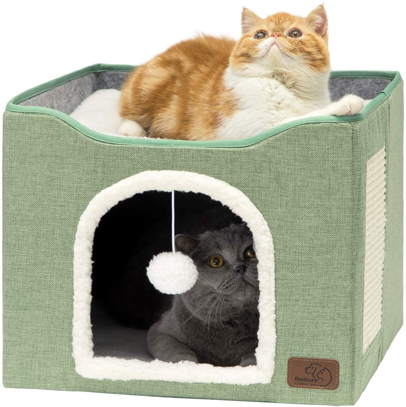 Multi-Functional Wooden Cat Kennel and Pet Stool