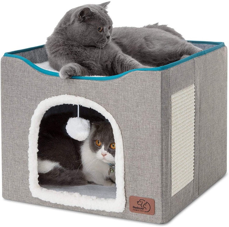 Multi-Functional Wooden Cat Kennel and Pet Stool