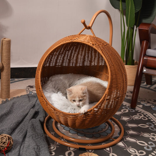 New Cozy Woven Hanging  Pet Bed for Small Dogs and Cats